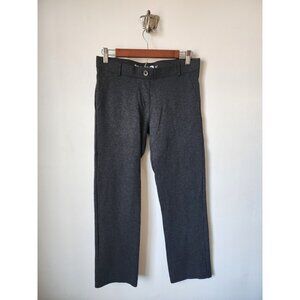 Betabrand charcoal gray classic DPYP dress pant yoga pants straight leg Mp